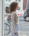 BASERANGE Classic Bamboo Fiber Bamboo Cotton Long Sleeve T-Shirt Series Collection Round Neck Bottoming Shirt France BAS-TOLS-BA-SU25-GREY MELANGE (TOLS-BL-000)